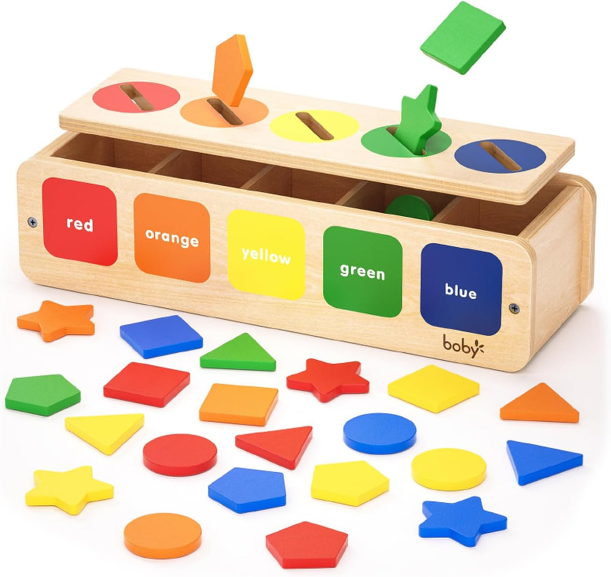 D Dailyfunn Wood Sorting Toy