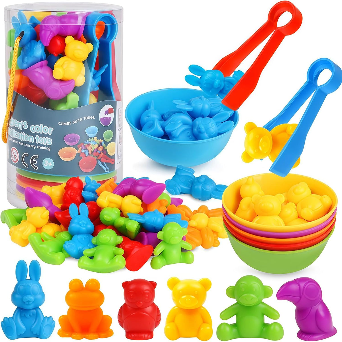 Skrtuan Counting Animal Sorting Toys