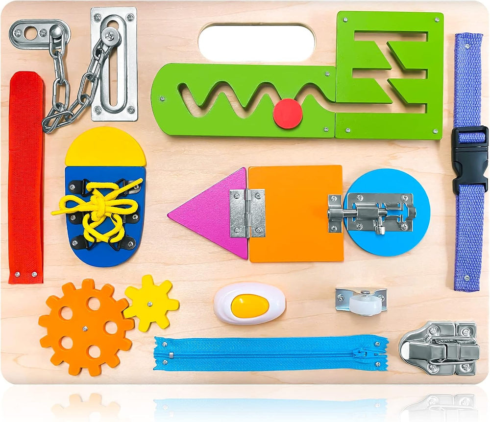 ABERLLS Montessori Busy Board
