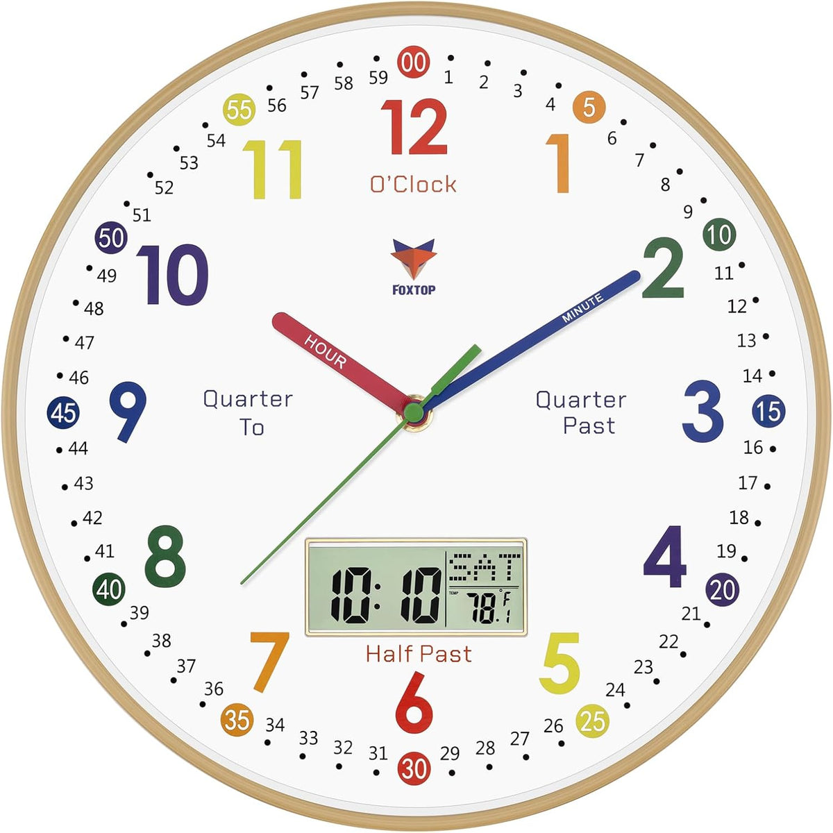 Foxtop Learning Clock