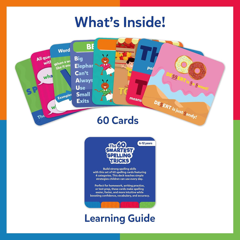 Skillmatics Spelling Tricks Flash Cards