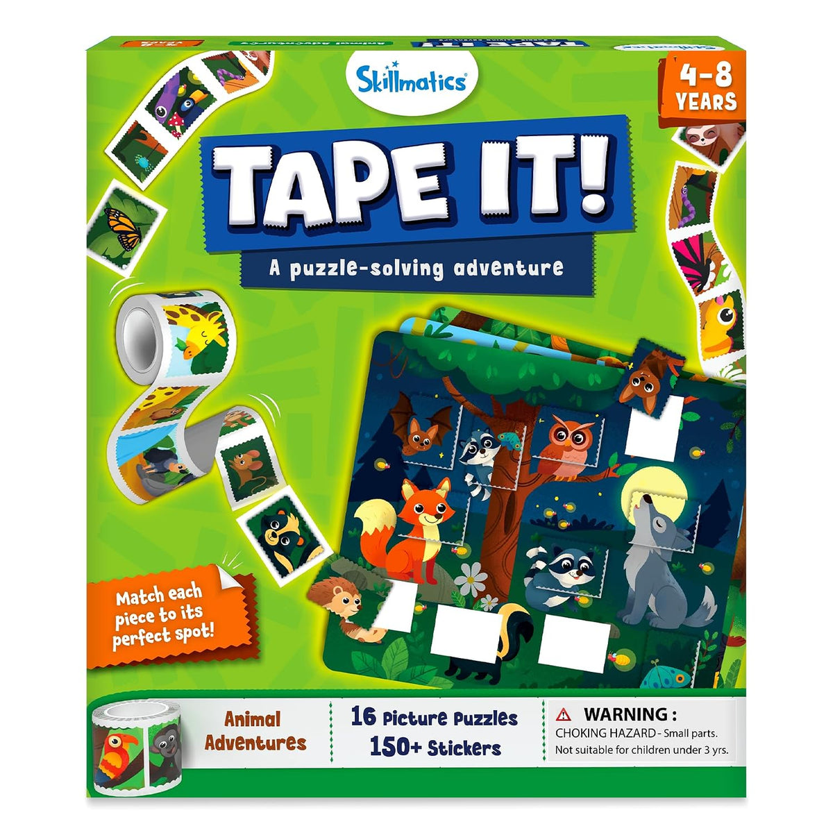 Skillmatics Animal Sticker Puzzle Activity