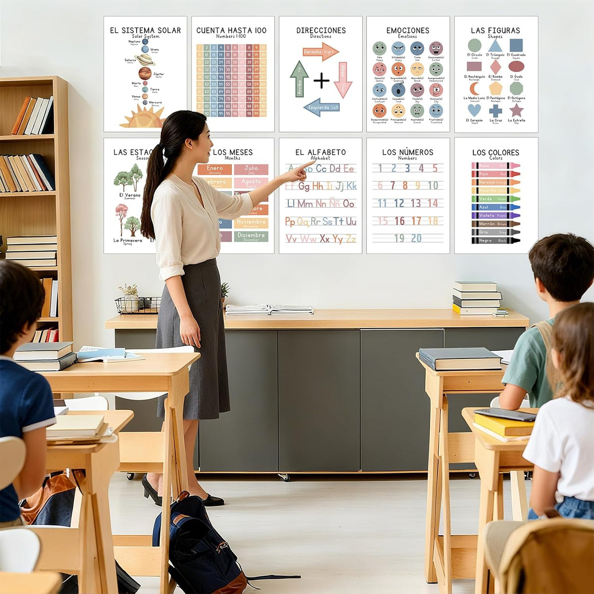 Hosomono Spanish Learning Posters