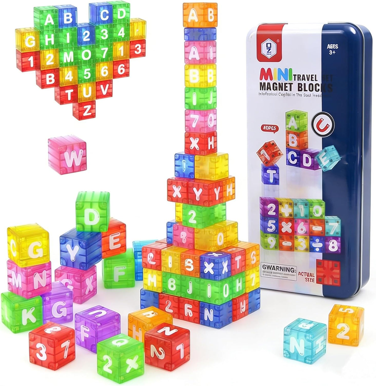 XNYV Magnetic Alphabet Blocks