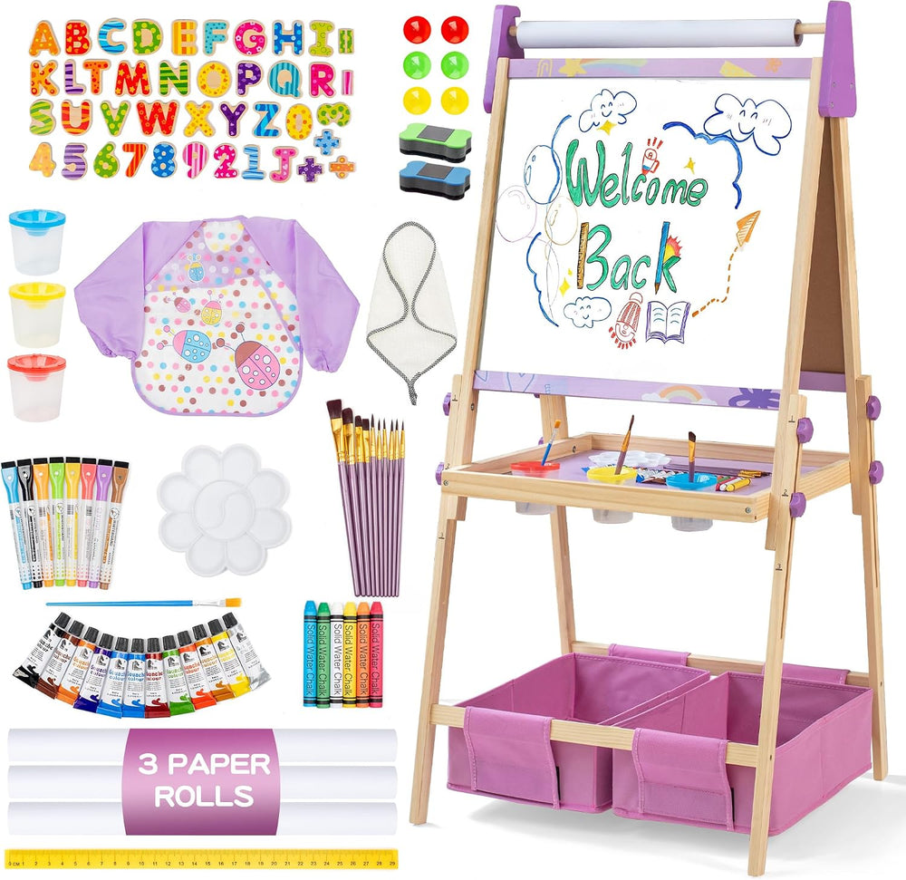 bpmfkid Adjustable Kids Art Easel