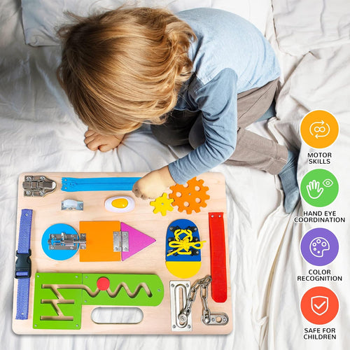 ABERLLS Montessori Busy Board