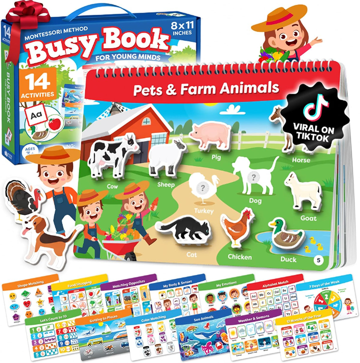 Momo & Nashi Montessori Busy Book