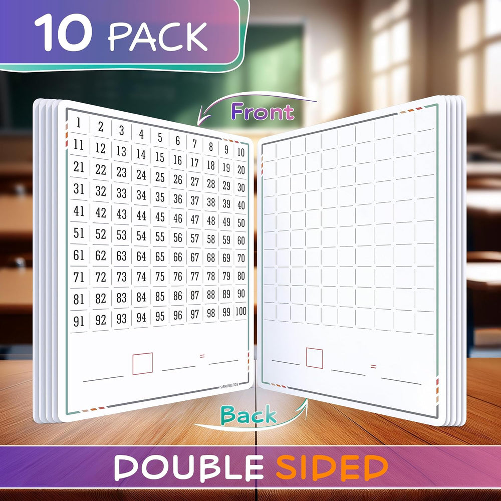 Scribbledo Dry Erase Number Sheets