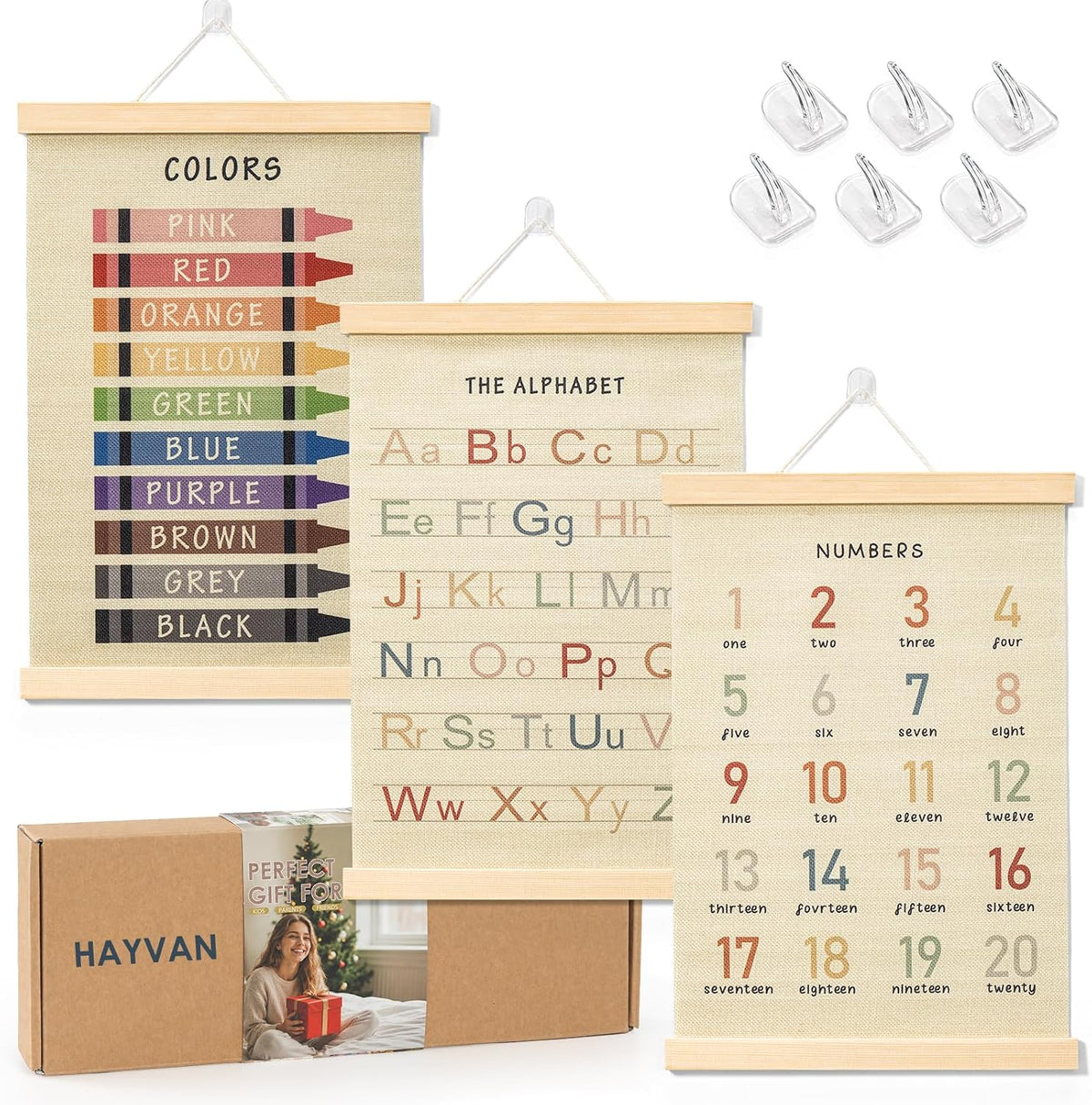 HAYVAN Alphabet Learning Posters