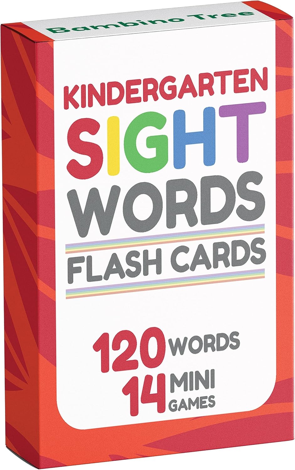 THE BAMBINO TREE Kindergarten Sight Words Flash Cards