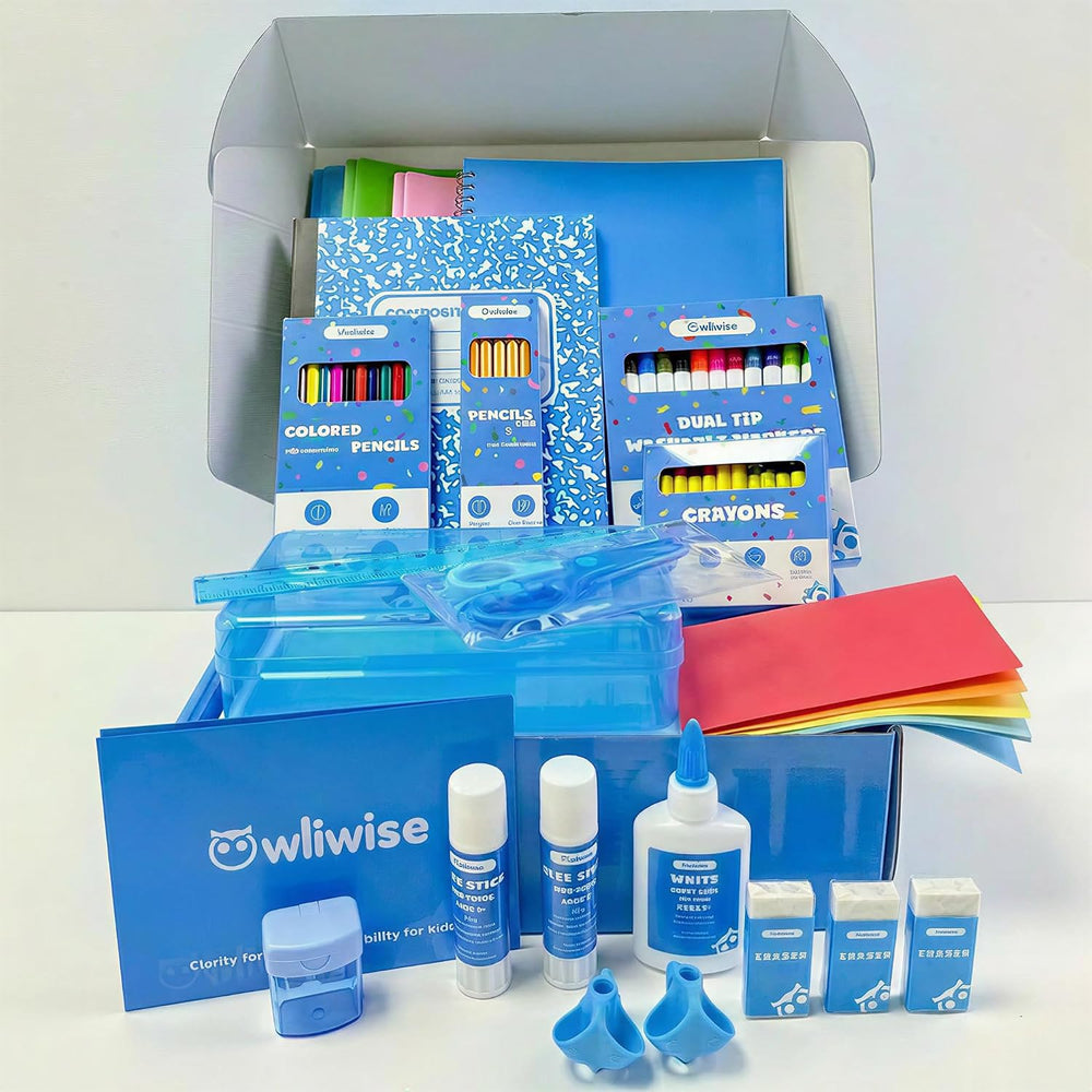 Owliwise Kindergarten School Supplies Kit