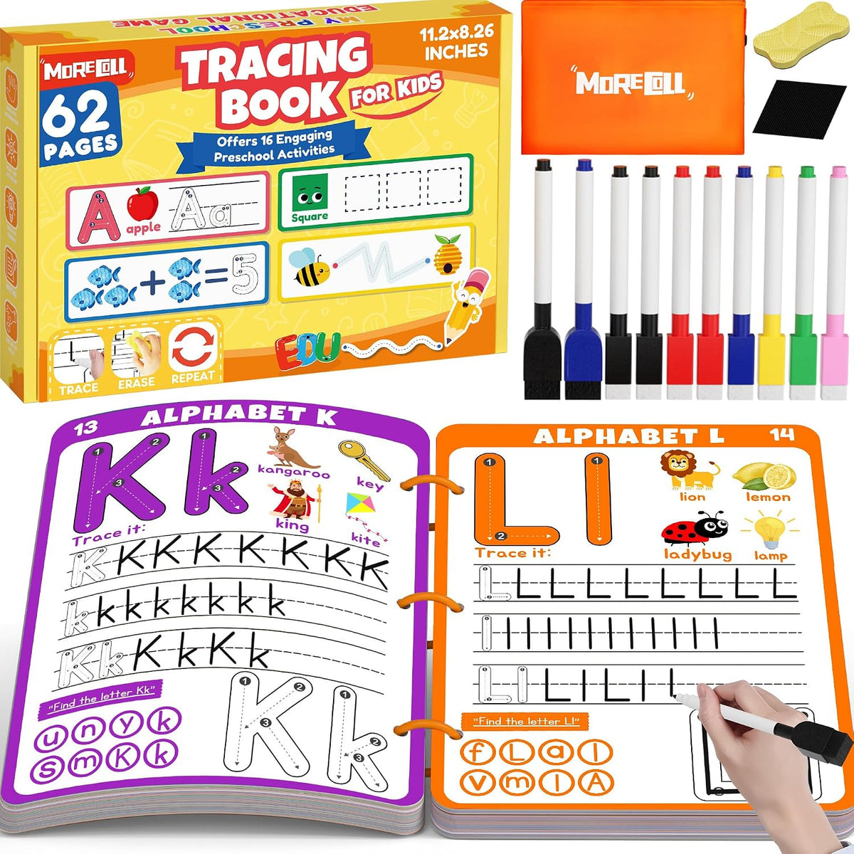 MORECOLL Preschool Learning Activity Workbook
