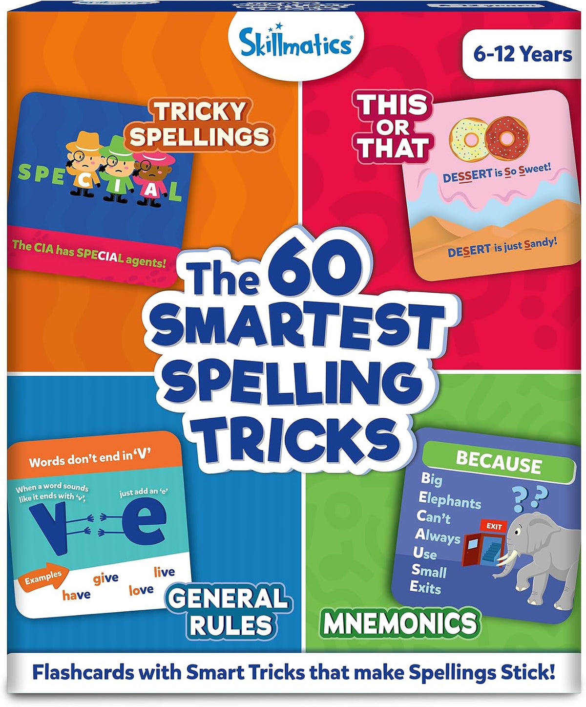 Skillmatics Spelling Tricks Flash Cards