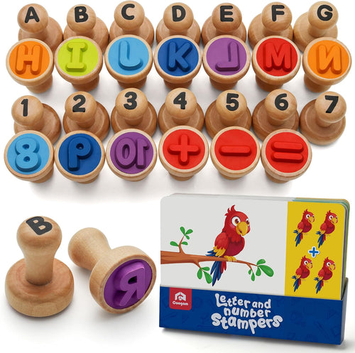 Coogam Alphabet Number Stamp Flashcard