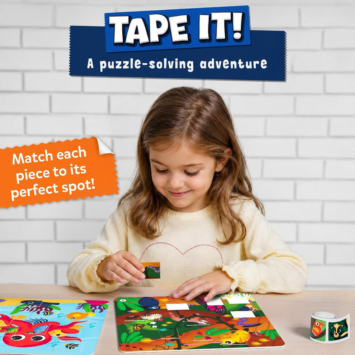 Skillmatics Animal Sticker Puzzle Activity