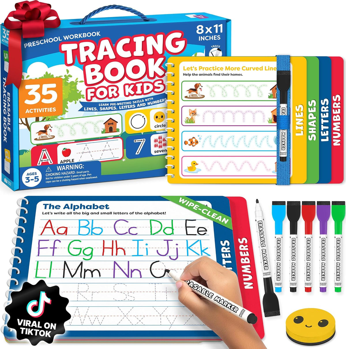 Momo & Nashi Letter Tracing Workbook
